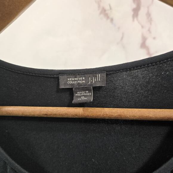 J Jill Dress Womens XL P Petite Black Sleeveless Midi Maxi Tank Wearever - Picture 3 of 10